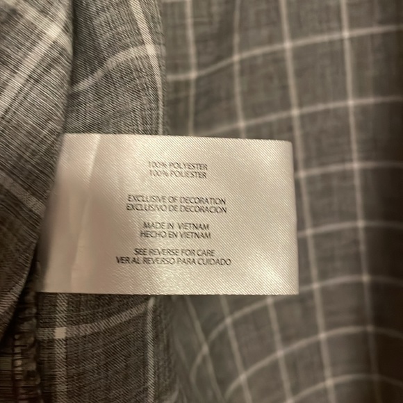 Orvis Shirt Mens XL Gray White Plaid Button Down Short Sleeve Fishing Casual. - Picture 7 of 10